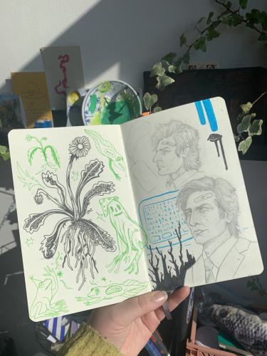 Schetsboek-pagina